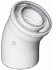 Odkouření kondenzační Brilon 52102322 - koleno koaxiální DN160/110 x 30°